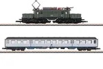 Zugset Elektrolok BR 194 mit Nahverkehrswagen DB 175 Jahre Geislinger Steige