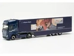 H0 LKW Mercedes Actros Gigaspace verkleideter Koffer-Sattelzug Lufthansa