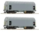 G&uuml;terwagenset Schiebeplanenwagen CD Cargo 2x