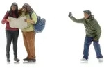 H0 Figuren Willkommen in Amsterdam 3x