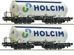 G&uuml;terwagenset Silowagen Uacs Holcim 2x