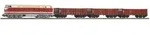 Startset Diesellok BR 119 + 3 Hochbordwagen DR