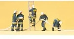 H0 Figuren Feuerwehrm&auml;nner in Einsatzkleidung
