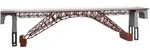 H0 Eisenbahn-Stahlbr&uuml;cke