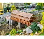 H0 Eisenbahn-Holzbr&uuml;cke
