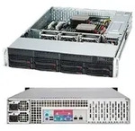 Supermicro 825TQC-R802LPB Rack Schwarz 800 W