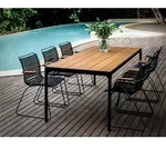 Houe FOUR Set Outdoor-Tisch 210cm + 6 Click St&uuml;hle