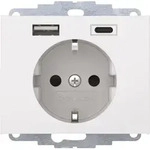 Berker Steckdose SCHUKO/USB 48047009
