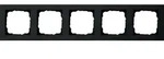 Gira Abdeckrahmen 5f. sw 021509