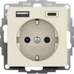 Gira Steckdose+USB 245901