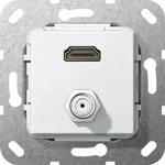 Gira UP Tragring HDMI und SAT 567503