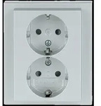 Busch-Jaeger SCHUKO-Doppelsteckdose 202 EUJB-83