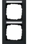 Gira Abdeckrahmen 2f. sw 110209