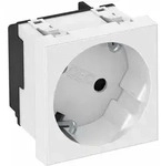 OBO Bettermann Vertr Steckdose 33 Grad, 1-fach STD-D3S RW1