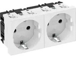 OBO Bettermann Vertr Steckdose 0 Grad, 2-fach STD-D0 RW2