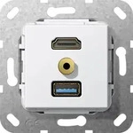 Gira UP Tragring HDMI und USB A 568103