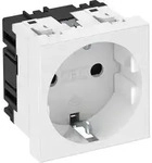 OBO Bettermann Vertr Steckdose 0 Grad, 1-fach STD-D0 RW1