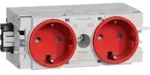 Tehalit Steckdose 2-fach rt GS2000 vrt