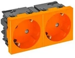OBO Bettermann Vertr Steckdose 33 Grad, 2-fach STD-D3SC ROR2