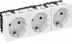 OBO Bettermann Vertr Steckdose 0 Grad, 3-fach STD-D0 RW3