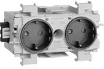 Tehalit Steckdose 2-fach gs GS2001 gsw