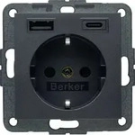 Berker Steckdose AC 20W PD B.3 48141606
