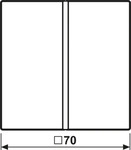 Jung Taste 1-fach alu AL 2401 TSAP