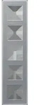 Jung Glasrahmen 5fach AV 585 GLM KG