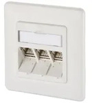 Metz Connect Anschlussdose, Cat.6A TN E-DATmod-3UP-rws