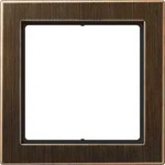 Jung Rahmen 1fach Mess/antik FDME 2981 AT
