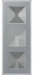 Jung Glasrahmen 3fach AV 583 GLM KG