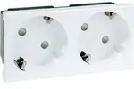 Peha SCHUKO-EB-Steckd.2-fachant D 6212.21 EMS SI WI