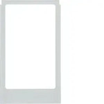 Berker Rahmen eckig alu Glas 13206414