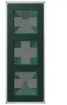 Jung Glasrahmen 3fach AV 583 GLM SG