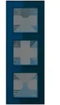 Jung Glasrahmen 3fach AC 583 GL NB