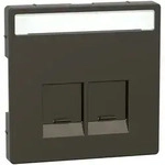 Merten Zentralplatte 2f.moccamet MEG4574-6052