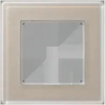 Jung Glasrahmen 1fach AV 581 GLM CH