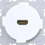 Hager HDMI Steckdos WLF4380WG