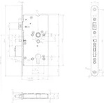 Assa Abloy effeff Mediator Schloss 609-902PZ-----1