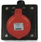 Gifas Electric CEE-Aufbausteckdose 301658.E