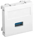 OBO Bettermann Vertr Multimediatr&auml;ger USB 3.0A MTG-U3A S RW1