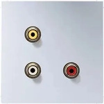 Jung Multimedia-Anschluss alu MA AL 1031