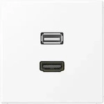 Jung Multimedia-Anschlusssystem MA LS 1163 WWM