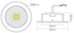 Nobile LED-Downlight 1856806023