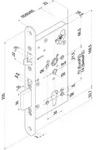 Assa Abloy effeff Sicherheitsschloss 709 709X701PZ---G45