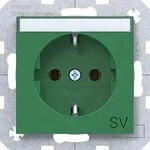 Hager SD SCHUKO Aufdr. WAS1136GR