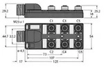 Turck Aktuator-/Sensor-Verteiler TB-6M12-5-CS19H