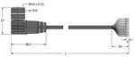 Turck Aktuator- u. Sensorleitung BKWM19-E01-10/S90
