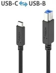 PureLink USB-C>B Kabel 0,5m IS2311-005