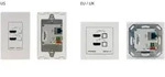 Kramer Wall-Plate Auto-Switcher WP-211T/US(W/B)